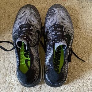 Nike Black & Neon Running Shoes